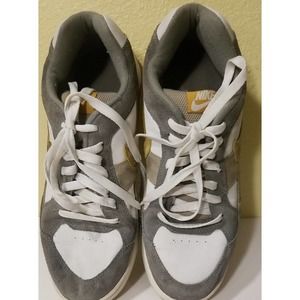 Size 10.5 Men - Nike Air Skeet Skateboard w/Yellow Swoosh and Grey 311606-071